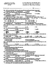 Đề thi kiểm tra Chuyên đề lần 4 môn Sinh họcLớp 12 - Đề gốc - Năm học 2019-2020 - Trường THPT Liễn Sơn